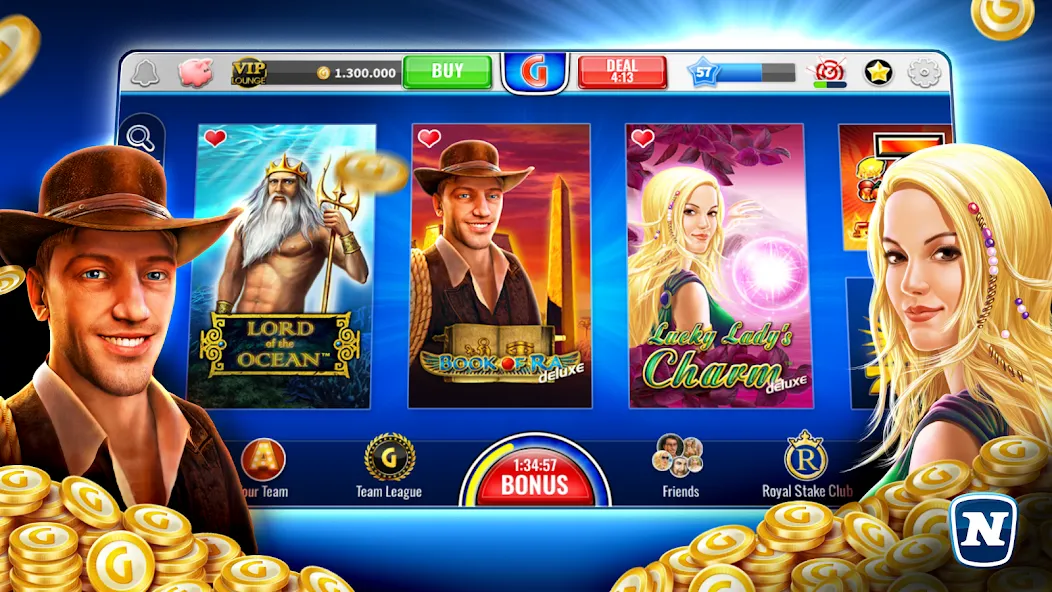 Gaminator Online Casino Slots  [МОД Unlocked] Screenshot 1