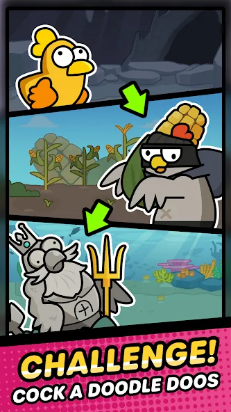 Duck vs Chicken : Idle Defense (Дак против Чикен)  [МОД Unlocked] Screenshot 5