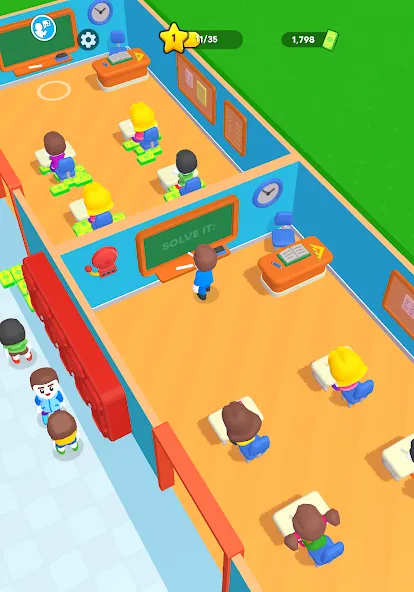 My Dream School Tycoon Games (Мои игры владения школой мечты)  [МОД Бесконечные монеты] Screenshot 5