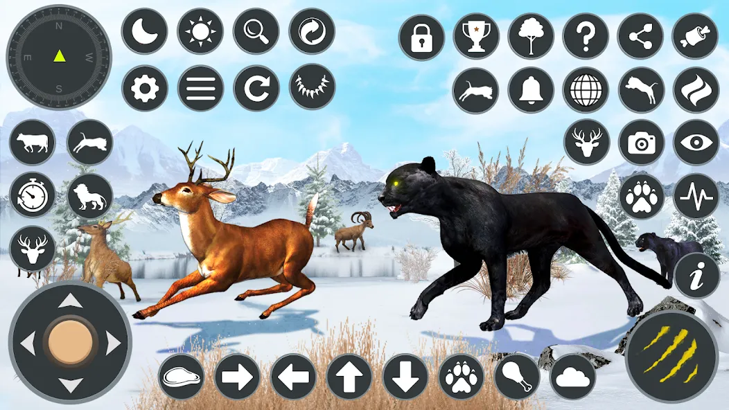 Wild Black Panther Games  [МОД Меню] Screenshot 1