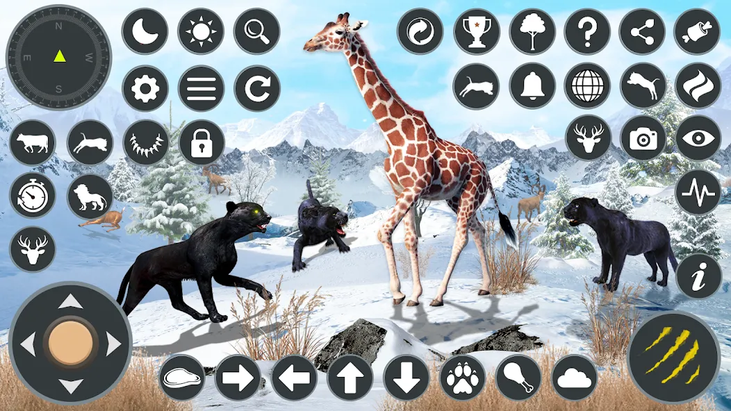 Wild Black Panther Games  [МОД Меню] Screenshot 4