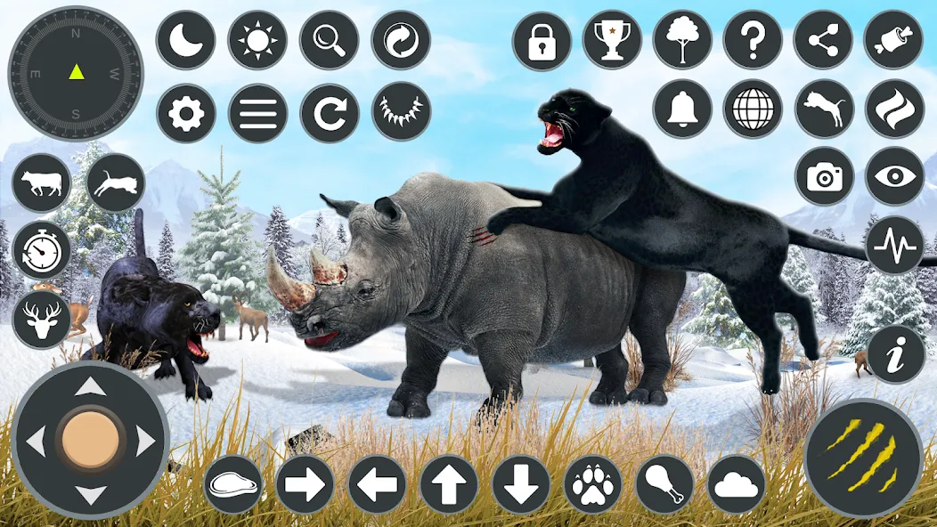 Wild Black Panther Games  [МОД Меню] Screenshot 5