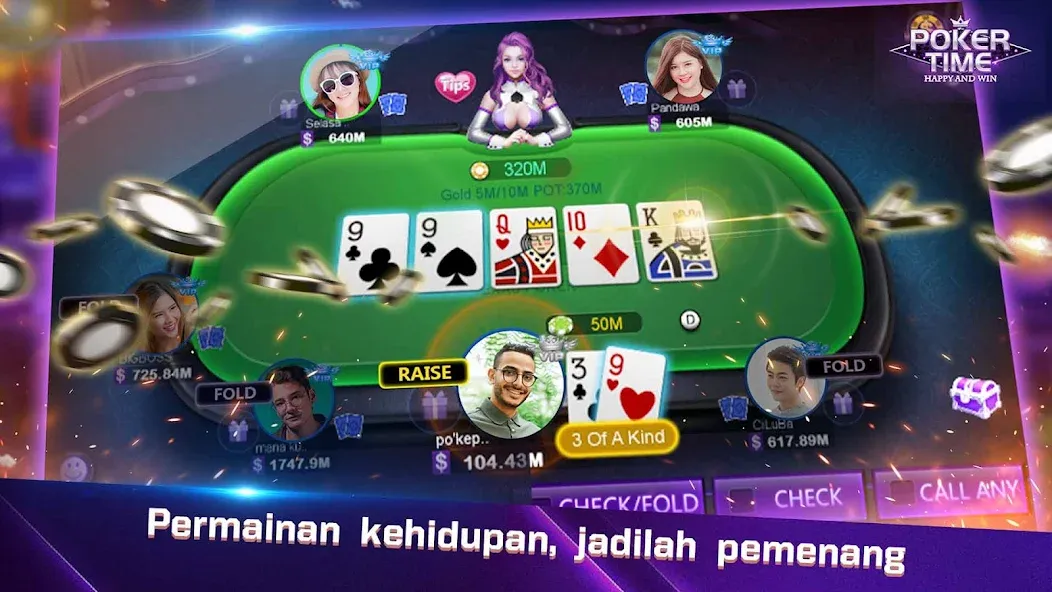 Poker Time- Pulsa Texas Holdem (Покер Тайм)  [МОД Mega Pack] Screenshot 3