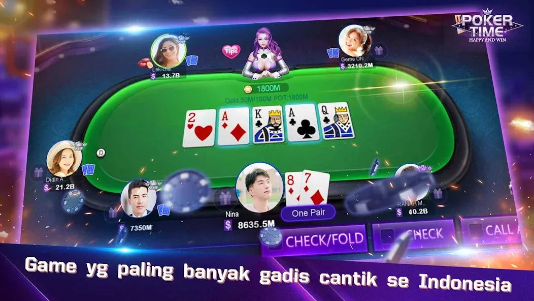 Poker Time- Pulsa Texas Holdem (Покер Тайм)  [МОД Mega Pack] Screenshot 5