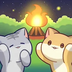 Взлом Cat Forest - Healing Camp  [МОД Бесконечные монеты] - стабильная версия apk на Андроид