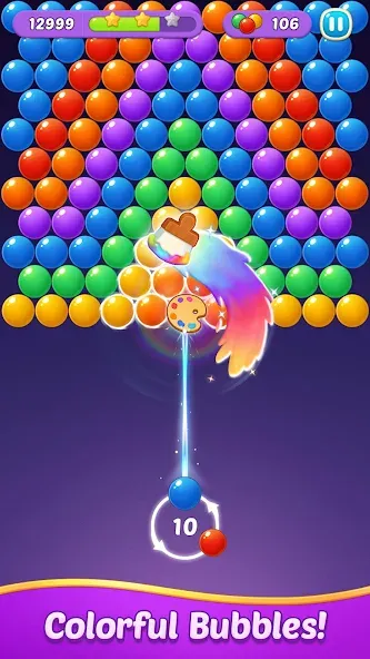 Bubble Shooter Gem Puzzle Pop (Бабл Шутер Драгоценный камень)  [МОД Много денег] Screenshot 3