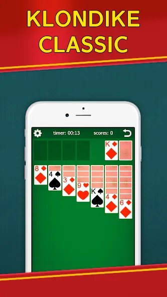 Classic Solitaire Klondike  [МОД Mega Pack] Screenshot 1