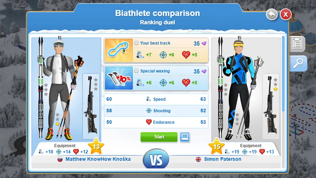 Biathlon Mania (Биатлон Мания)  [МОД Меню] Screenshot 5