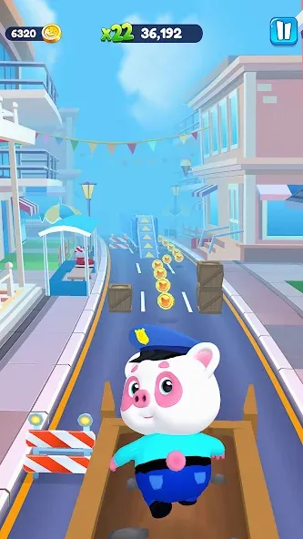 Piggy Panda Run: Fun Game  [МОД Меню] Screenshot 4