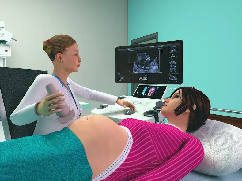 Pregnant Mother Simulator Game (Симулятор беременной мамы)  [МОД Много денег] Screenshot 5