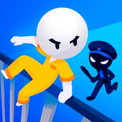 Взломанная Prison Escape 3D - Jailbreak (Призон Искепе)  [МОД Много монет] - полная версия apk на Андроид