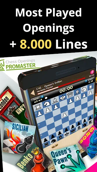 Chess Openings Promaster  [МОД Бесконечные деньги] Screenshot 4