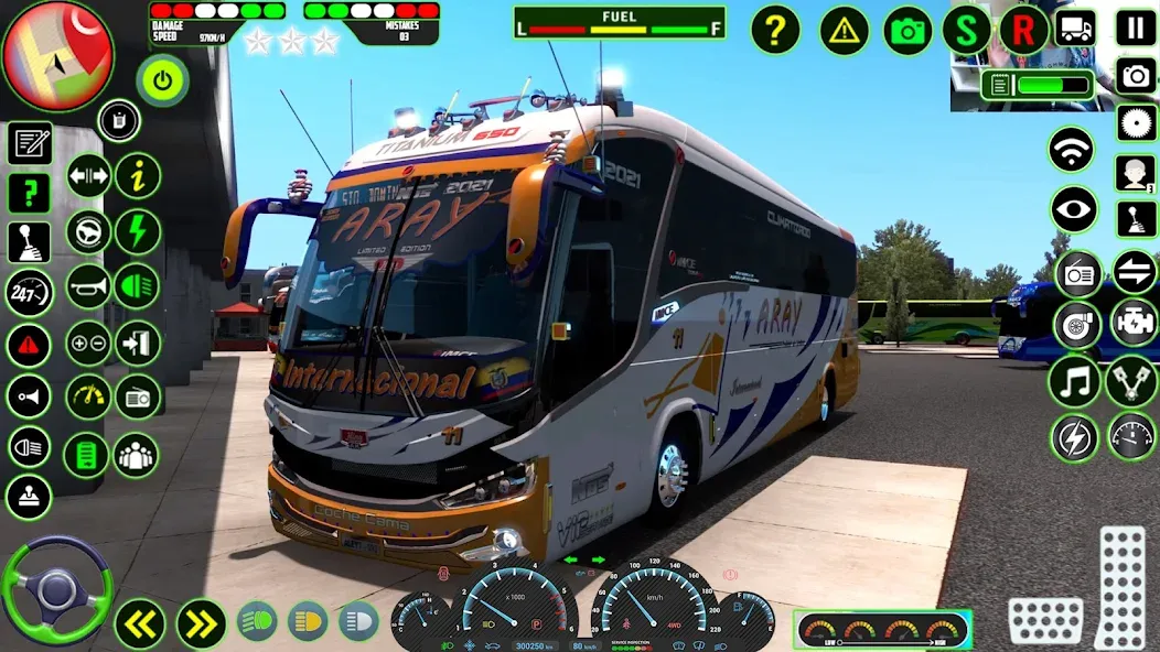 Euro Coach Bus Simulator 3D (Паблик Коуч Бас Драйвинг 3Д)  [МОД Много монет] Screenshot 1