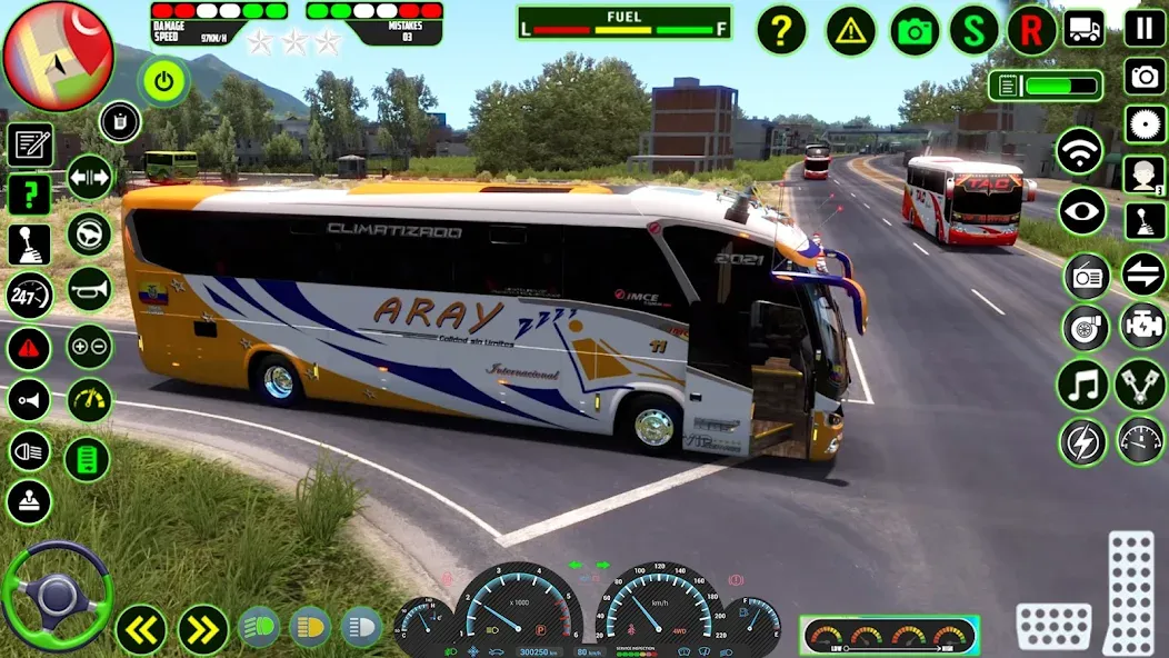 Euro Coach Bus Simulator 3D (Паблик Коуч Бас Драйвинг 3Д)  [МОД Много монет] Screenshot 4