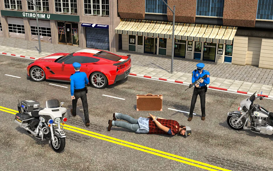 City Police Car Driving Games  [МОД Все открыто] Screenshot 2