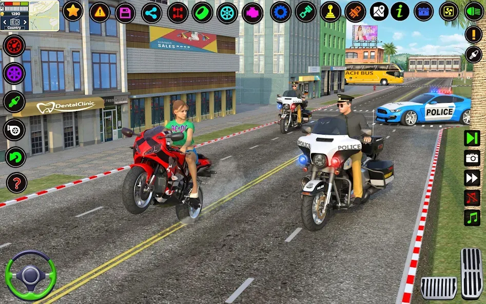 City Police Car Driving Games  [МОД Все открыто] Screenshot 3