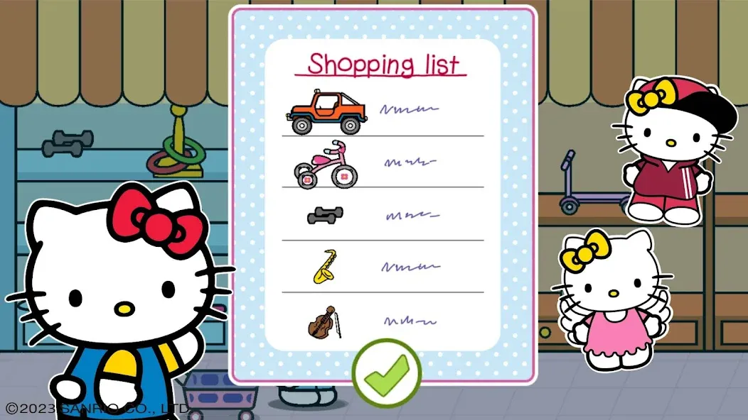 Hello Kitty: Kids Supermarket (Хеллоу Китти)  [МОД Бесконечные монеты] Screenshot 4