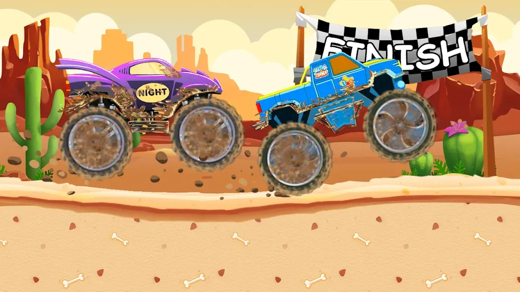 Monster Truck Vlad & Niki  [МОД Бесконечные монеты] Screenshot 2