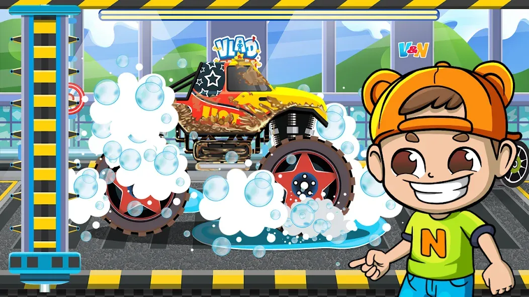 Monster Truck Vlad & Niki  [МОД Бесконечные монеты] Screenshot 3