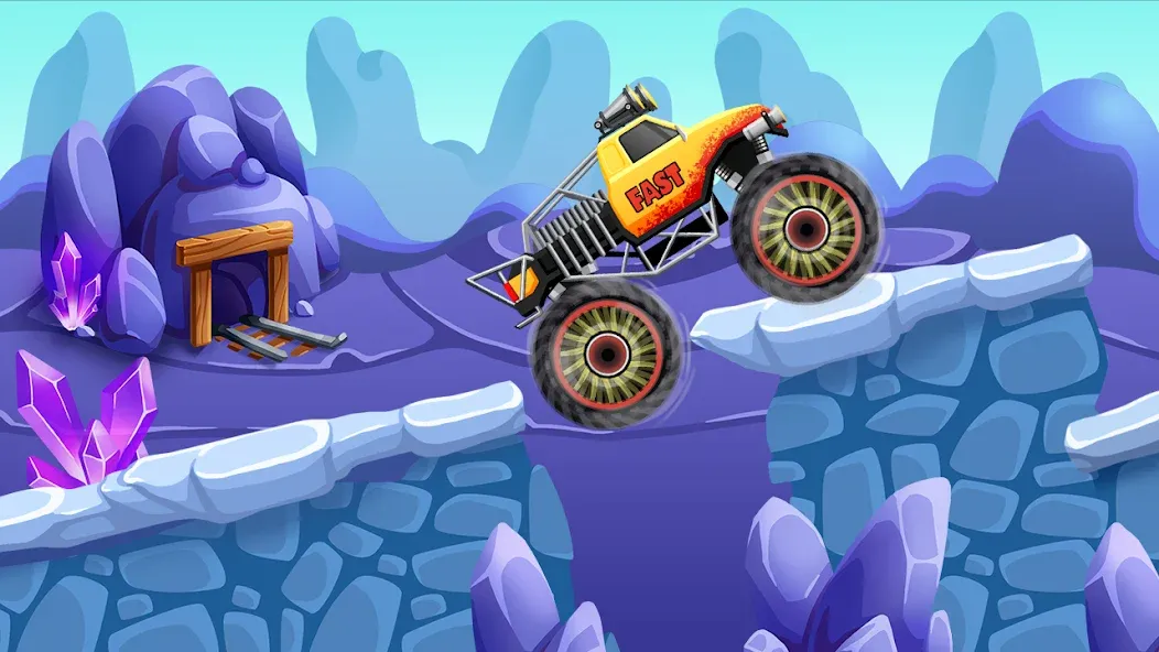 Monster Truck Vlad & Niki  [МОД Бесконечные монеты] Screenshot 4