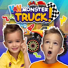 Взлом Monster Truck Vlad & Niki  [МОД Бесконечные монеты] - полная версия apk на Андроид