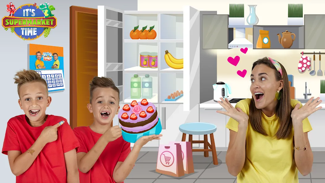 Vlad & Niki Supermarket game  [МОД Menu] Screenshot 5