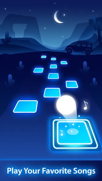 Magic Ball Tiles Hop Music Run (Меджик Бол Тайлз Хоп Мьюзик Ран)  [МОД Много денег] Screenshot 2