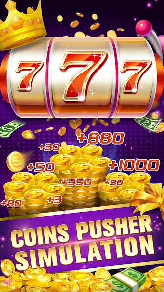 Daily Pusher Slots 777 (Дейли Пушер Слотс 777)  [МОД Unlimited Money] Screenshot 2