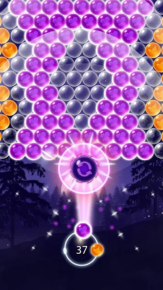 Bubble Shooter Magic Forest (Бабл шутер Магик Форест)  [МОД Много монет] Screenshot 3