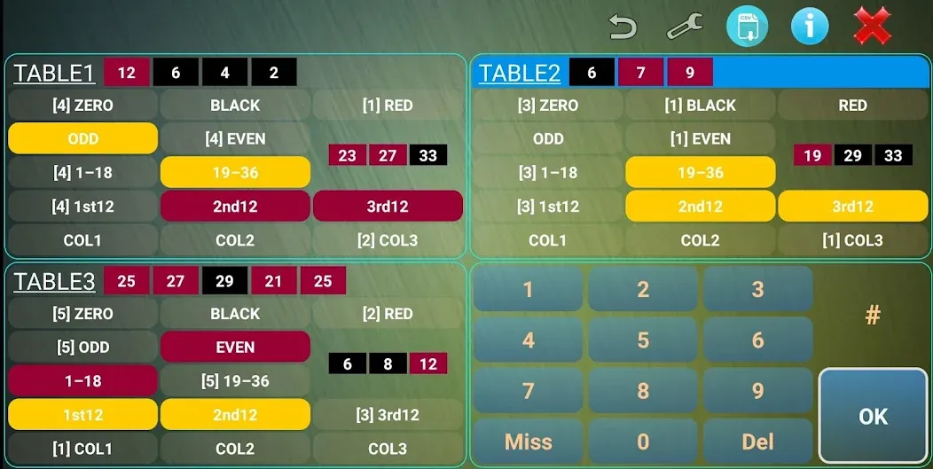 Roulette Counter Multi Tables  [МОД Menu] Screenshot 1