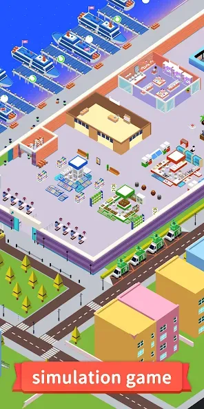 Idle Seafood Market -Tycoon (Айдл Сифуд Маркет)  [МОД Mega Pack] Screenshot 1