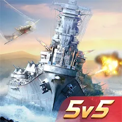 Взломанная Warship Fury  [МОД Много монет] - стабильная версия apk на Андроид