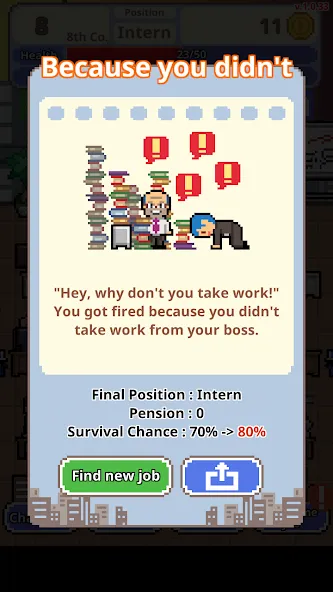 Don't get fired!  [МОД Бесконечные деньги] Screenshot 3