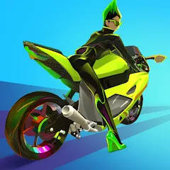 Скачать взлом Wild Wheels: Bike Racing (Уайлд Вилз)  [МОД Бесконечные деньги] - стабильная версия apk на Андроид