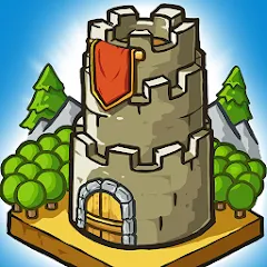 Взломанная Grow Castle - Tower Defense (Гроу Касл)  [МОД Menu] - стабильная версия apk на Андроид