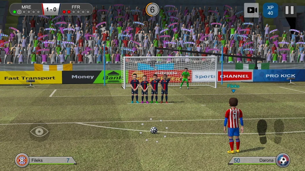 Pro Kick Soccer (Про Кик Сокер)  [МОД Mega Pack] Screenshot 2