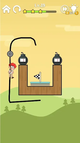 Zipline Rescue: Physics Game (Зиплайн Рескью)  [МОД Все открыто] Screenshot 4