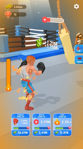 Tap Punch - 3D Boxing (Тап Панч)  [МОД Unlocked] Screenshot 1