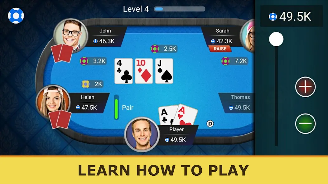 Poker Offline: Texas Holdem  [МОД Unlocked] Screenshot 3