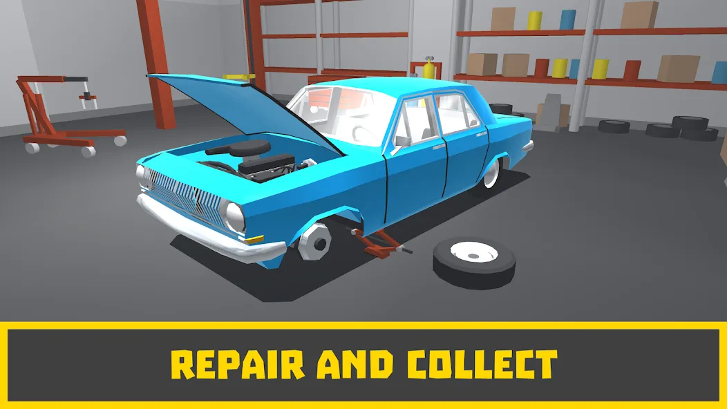 Retro Garage - Car Mechanic  [МОД Все открыто] Screenshot 1