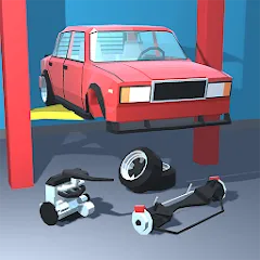 Скачать взломанную Retro Garage - Car Mechanic  [МОД Все открыто] - полная версия apk на Андроид