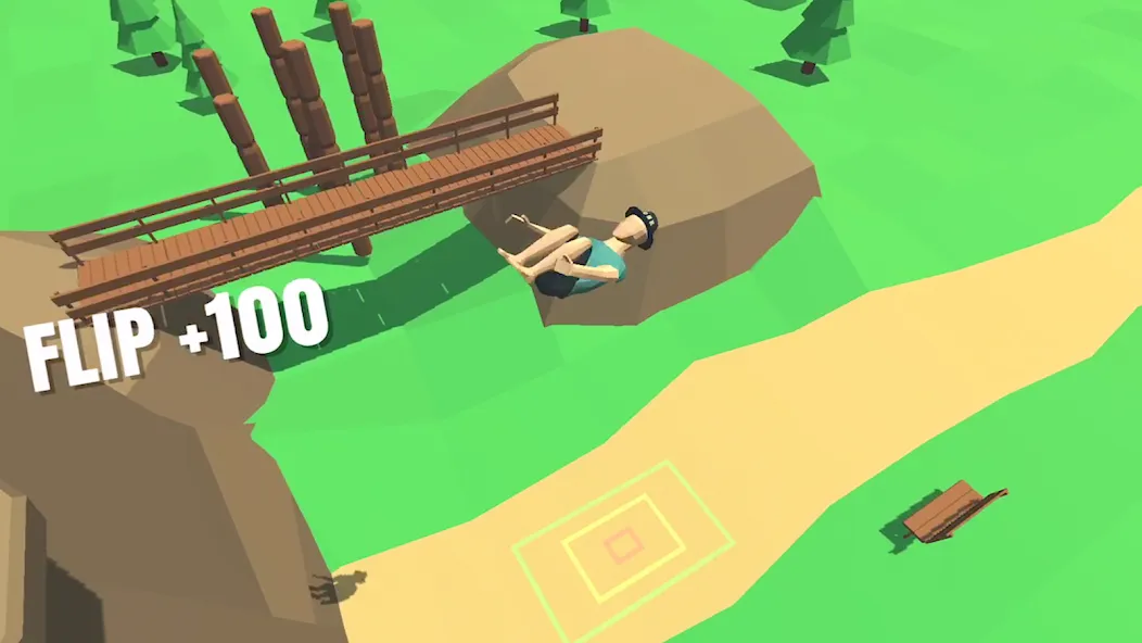 Flip Trickster - Parkour Simul (Флип Трикстер)  [МОД Unlimited Money] Screenshot 1