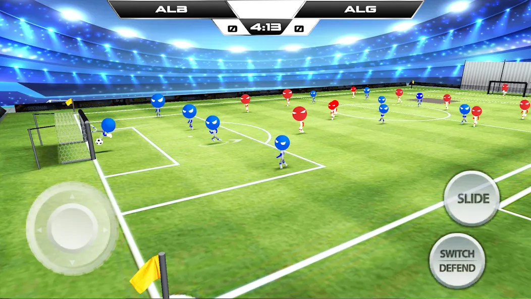 Stickman Soccer Football Game  [МОД Меню] Screenshot 2