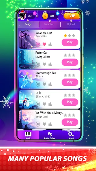 Magic Pink Tiles: Piano Game (Магические розовые плитки)  [МОД Menu] Screenshot 3