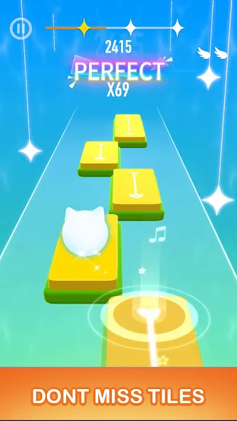 Dancing Cats - Cute Music Game (Дансинг Кэтс)  [МОД Много денег] Screenshot 2