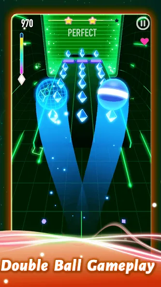 Rolling Twins: Music Ball Rush (Роллинг Твинс)  [МОД Бесконечные деньги] Screenshot 3