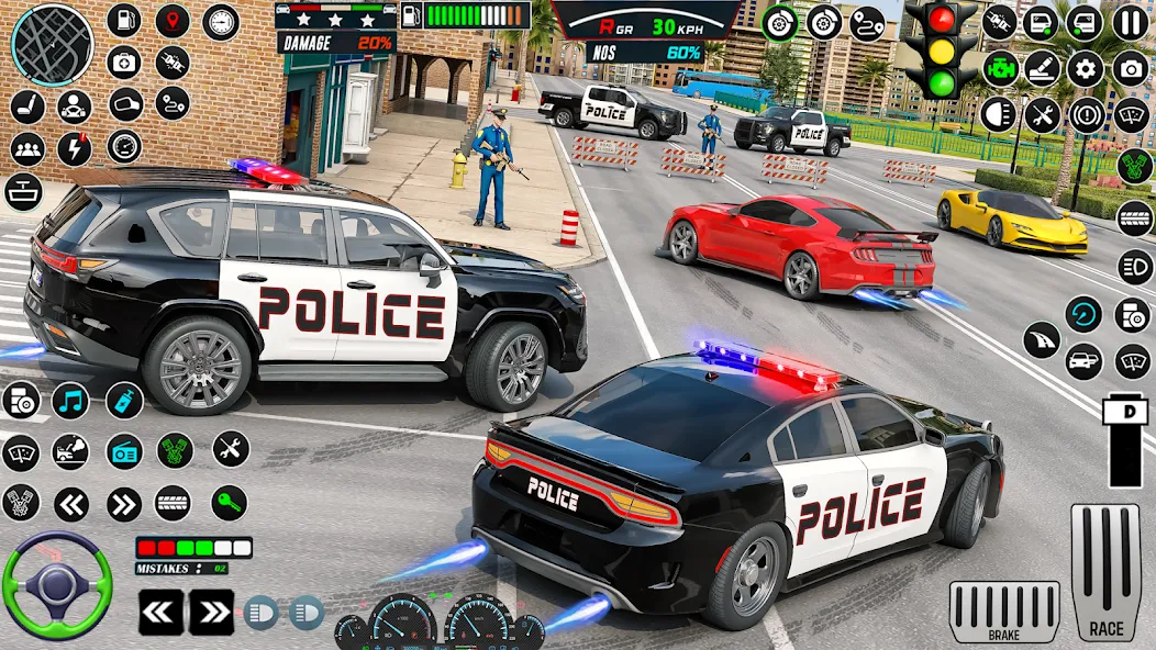 US Police Car Parking - King  [МОД Unlimited Money] Screenshot 2