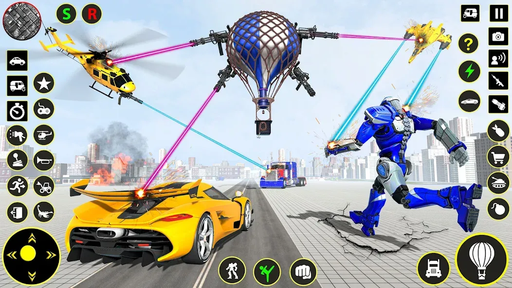 Truck Game - Car Robot Games  [МОД Бесконечные монеты] Screenshot 4