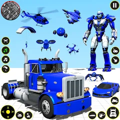 Взлом Truck Game - Car Robot Games  [МОД Бесконечные монеты] - полная версия apk на Андроид