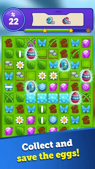 Easter Magic - Match 3 Game (Истер Мэджик)  [МОД Все открыто] Screenshot 3